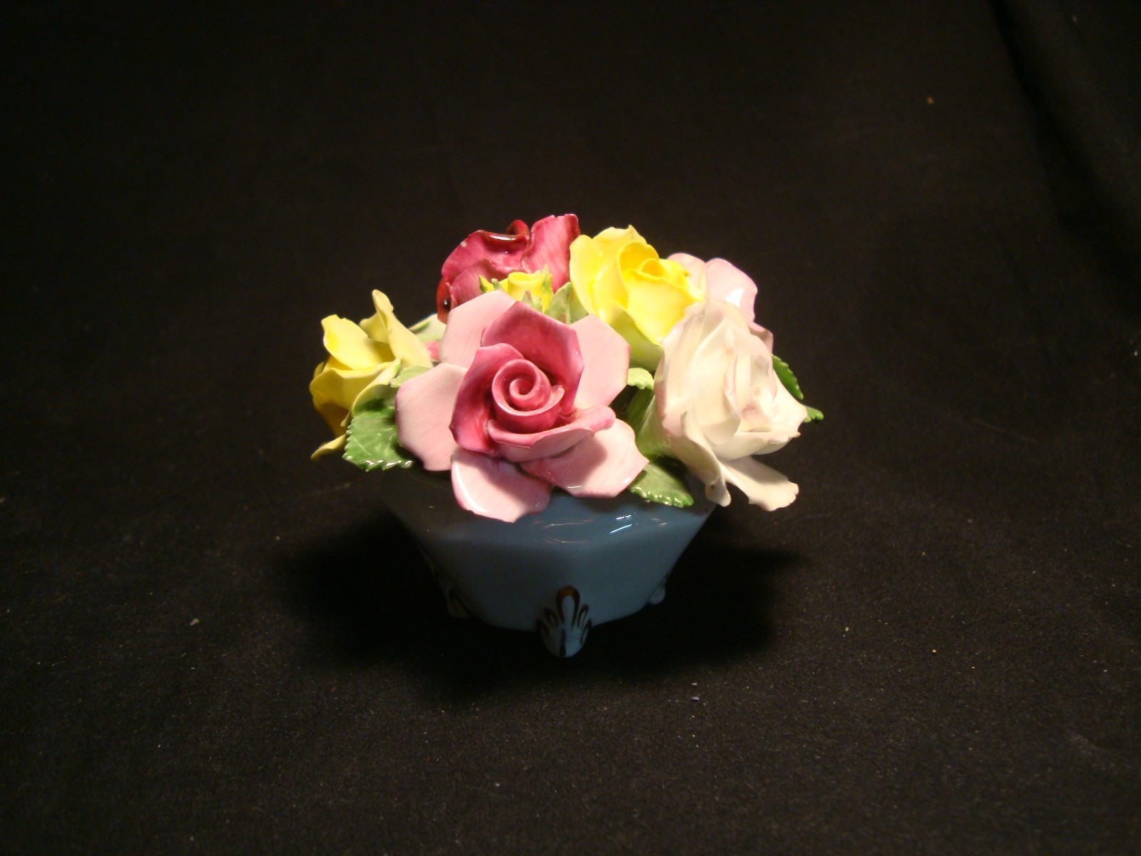 Royal Adderley Floral 7 Flower Arrangement Well Marked Incl. R10 1F