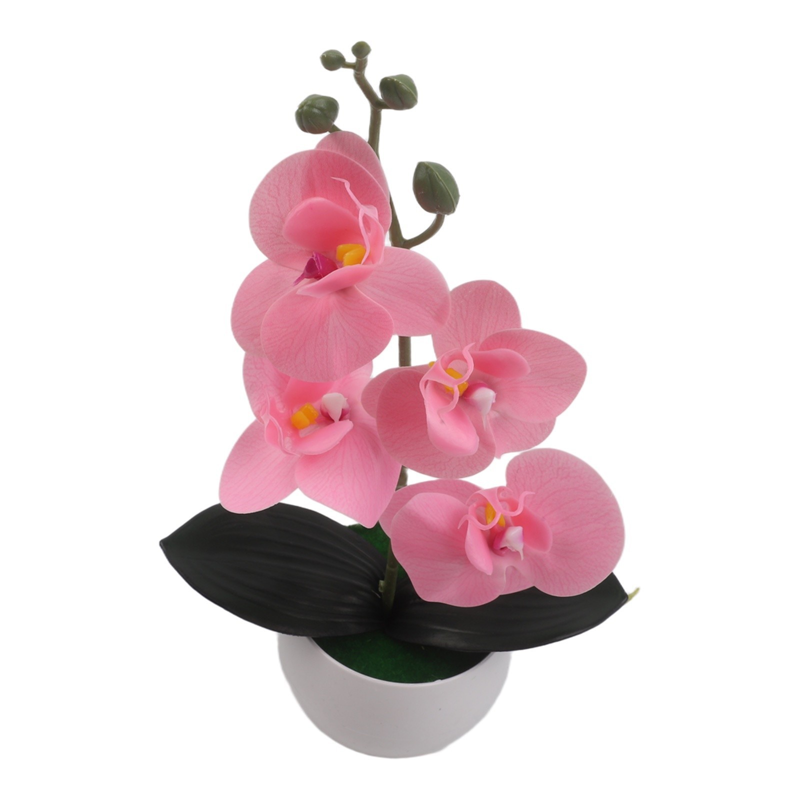 Four Flower Butterfly Orchid Bonsai Simulation Plastic Artificial Plant