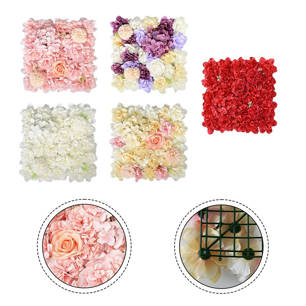 Artificial Rose Wall Floral Decoration Wedding Backdrop Indoor And Outdoor Use