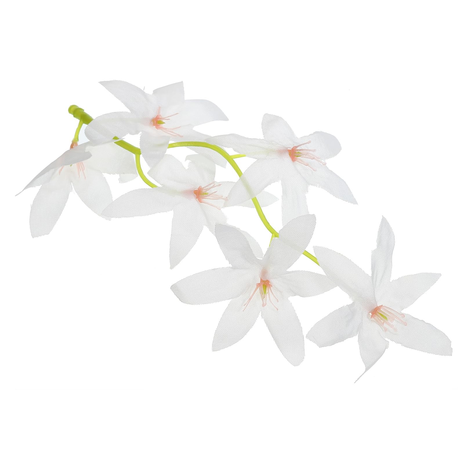 7 Inch Artificial Orchid Flower, 12 Pcs Floating Candles Simulation Flower Cy…