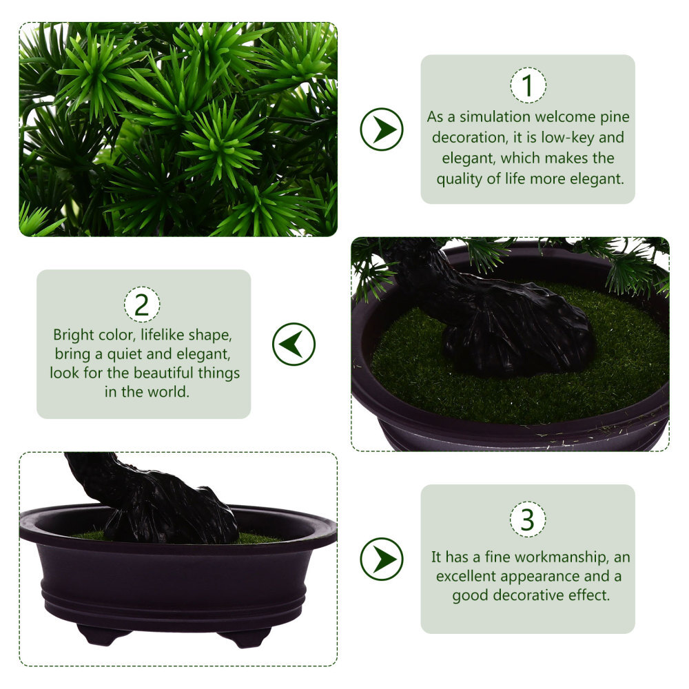 Faux Potted Plant Artificial Bonsai Tree Artificial Plant