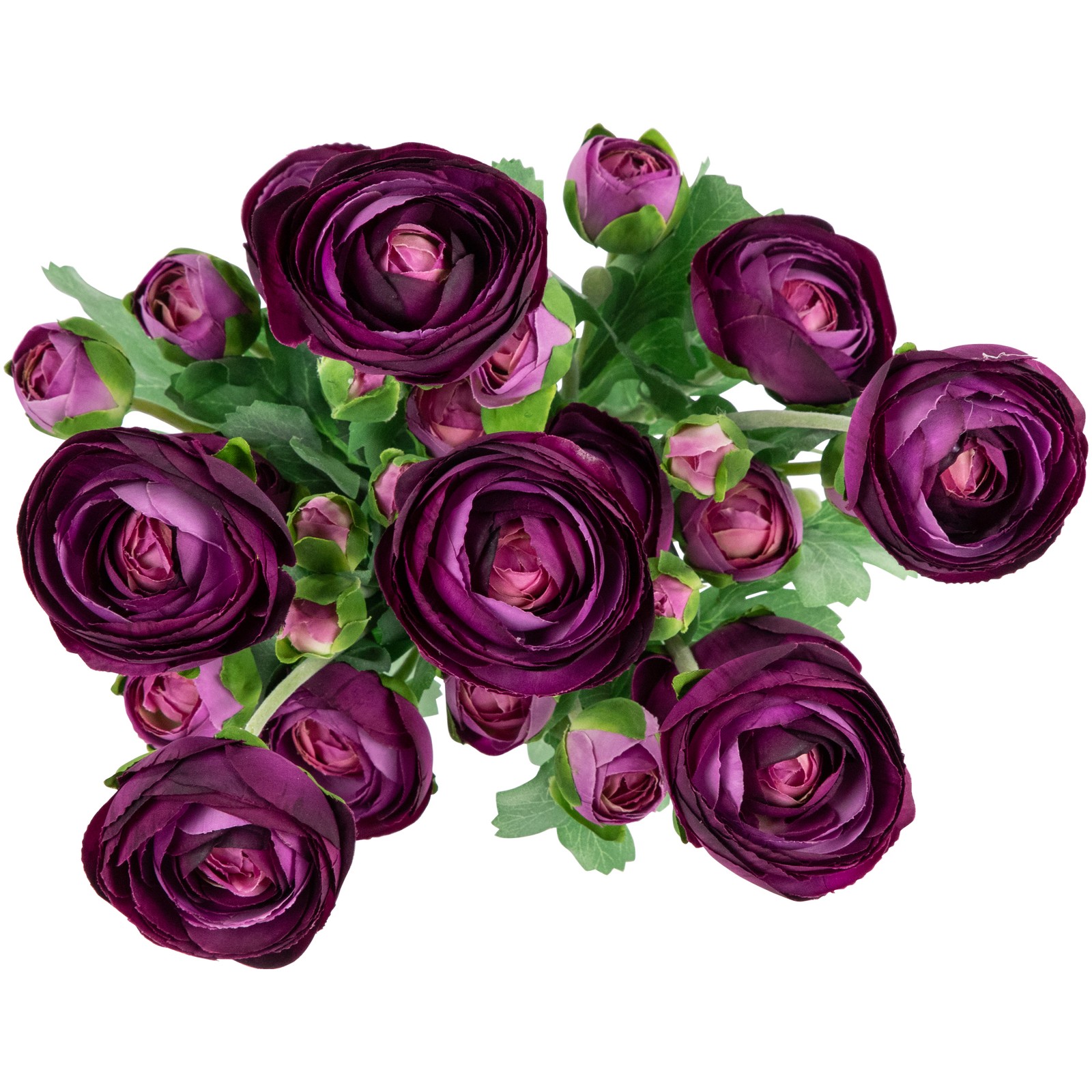 Northlight Real Touch™ Light Plum Purple Ranunculus Floral Sprays Set of 6 – 21″