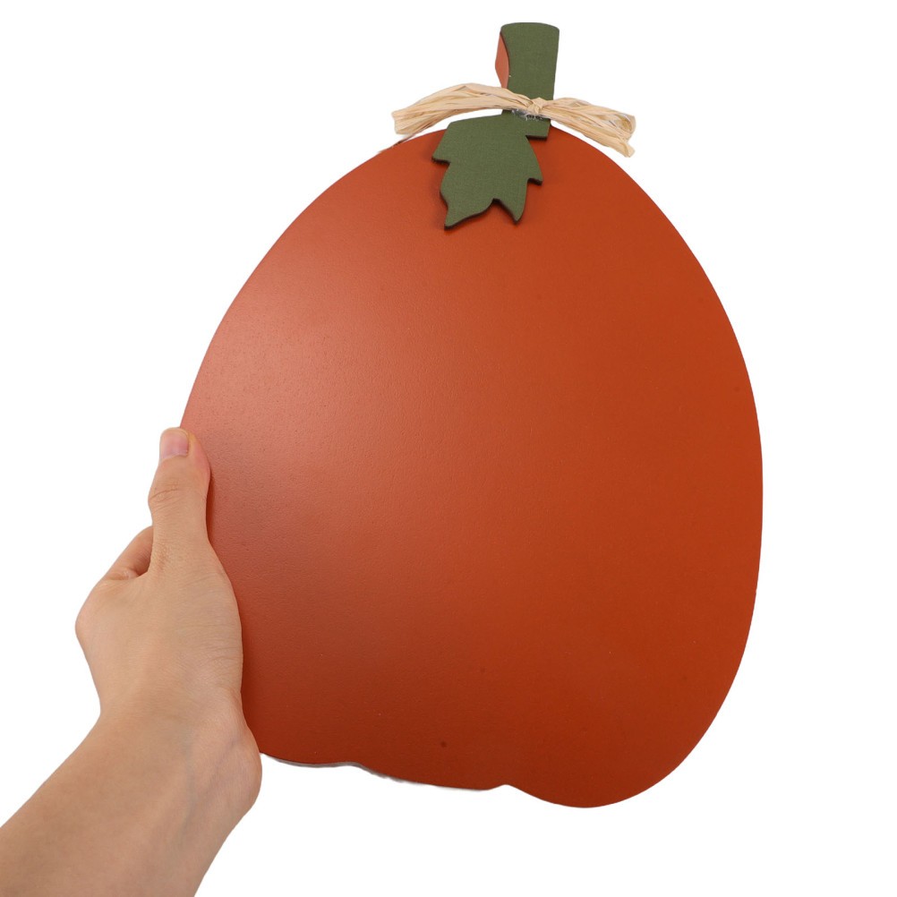 2 Set of Wooden Thanksgiving Pumpkin Signs Rustic Autumn Table Decor for Kitchen