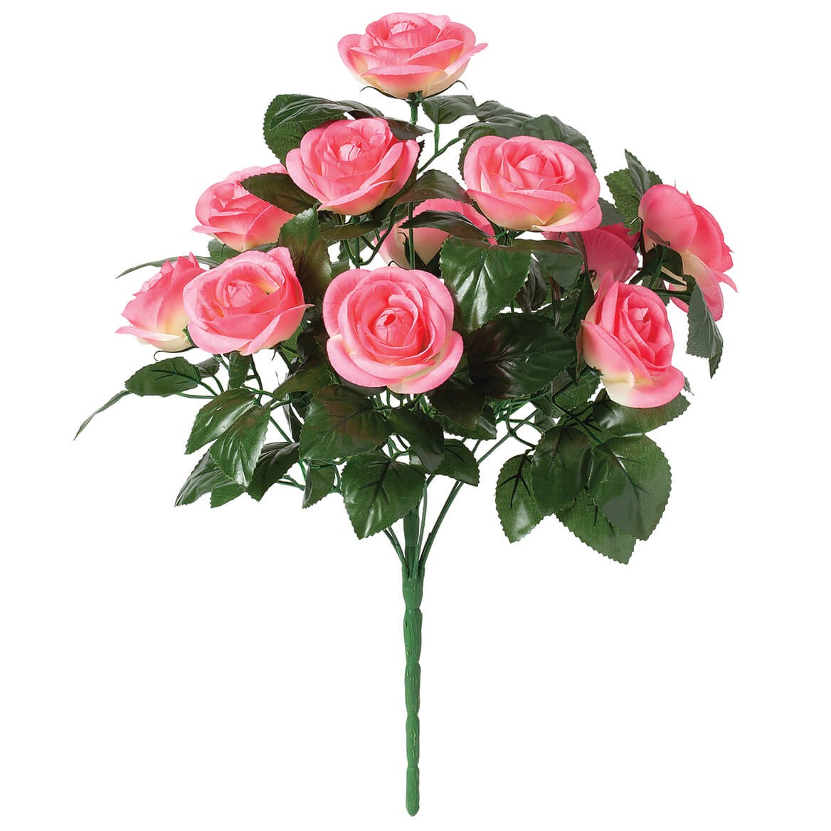Artificial Rose Bush by OakRidge, Red