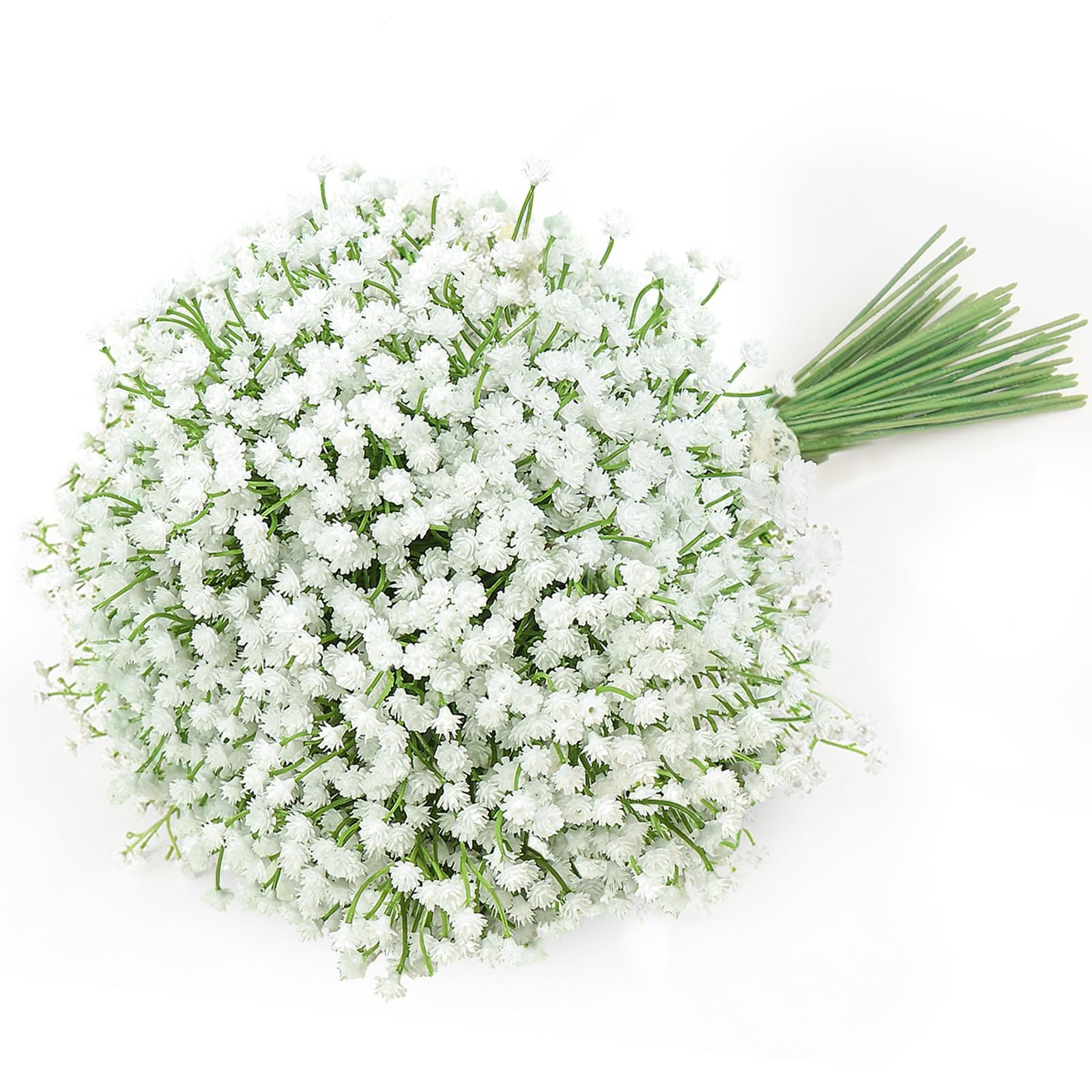 Bulk Artificial Breath, 6 Pcs White Flowers, Floral Wedding Arrangement