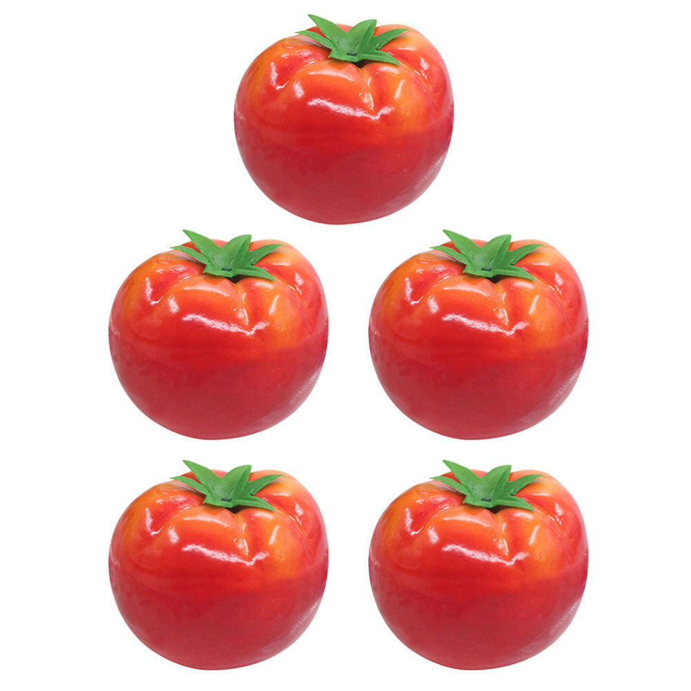 Simulated Tomato Models Lifelike Tomato Models Fake Tomato Figurines New
