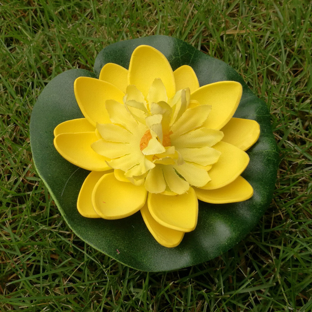 5Pcs Water Lillies Ponds DIY Floral Simulation Artificial Plant Flowers Decor