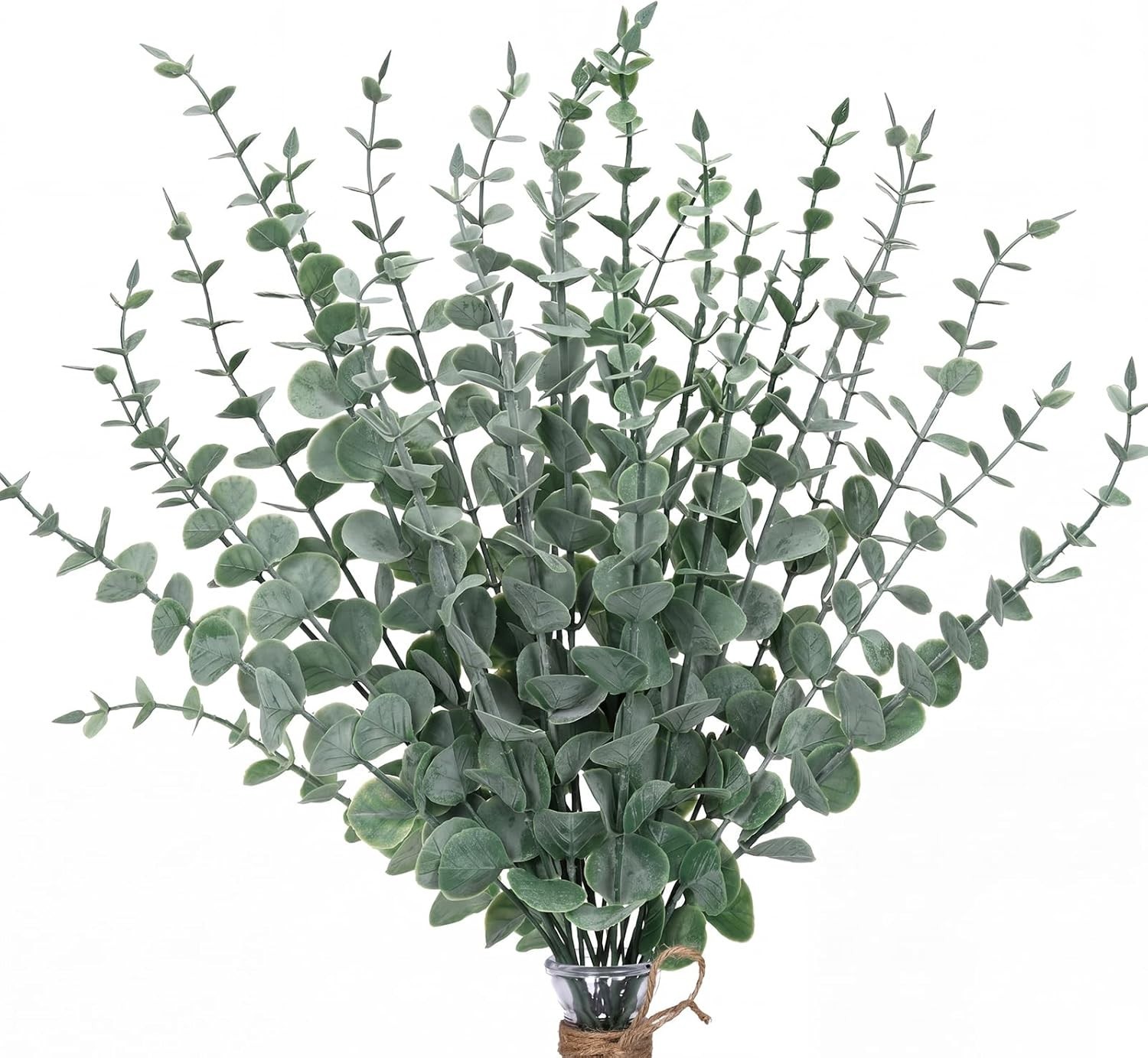 24 Pcs Spring Eucalyptus Stems – Perfect for Farmhouse & Holiday Arrangements