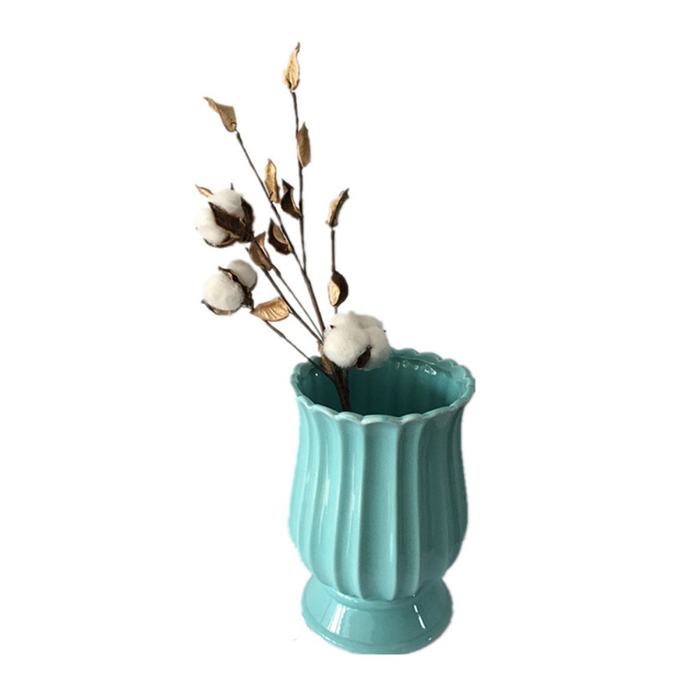 45 Cm Cotton for Decoration Tall Dried Flowers Floor Vase Floral Stems