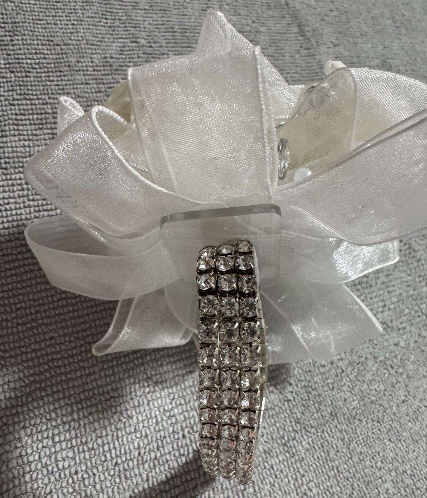 Verdissimo’s Corsage -Wristlet: Prom Bride Bridesmaid | 5 Preserved Baby Roses!