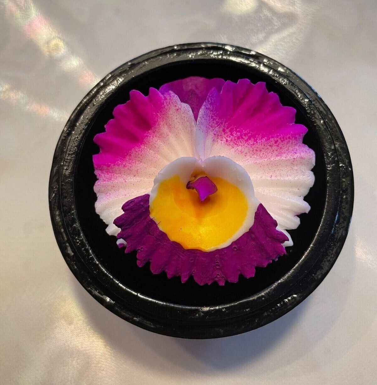 🌹Colorful Orchid- Hand Carved Display Soap 3″ Perfect gift, 100% Handmade🌹