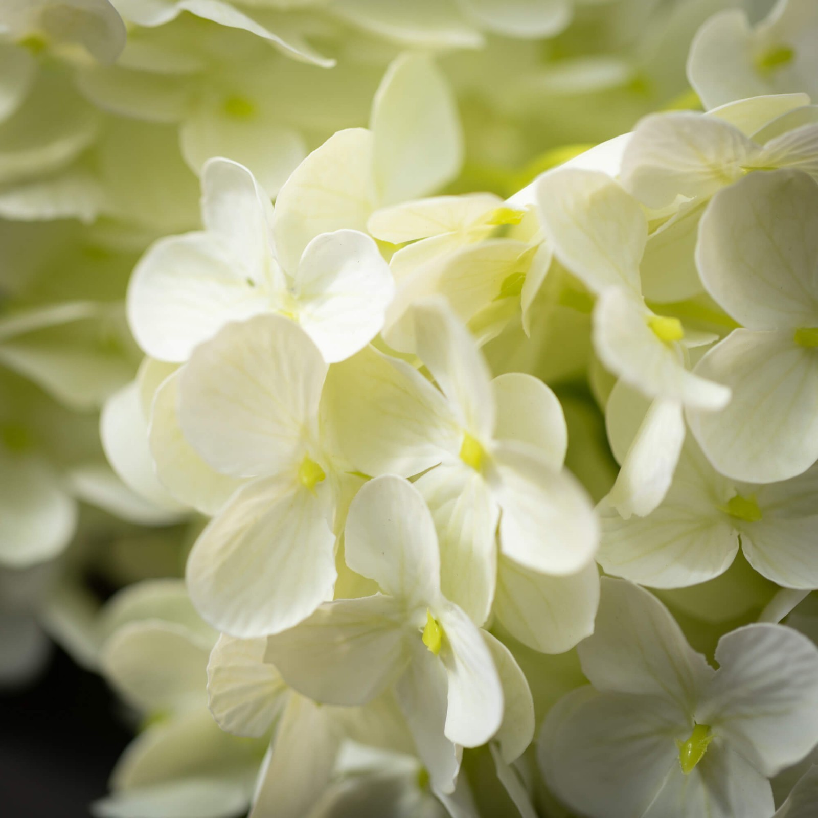 FLOWERY 1 Pcs Artificial Hydrangea Flowers 34” Bouquet Arrangement Ivory