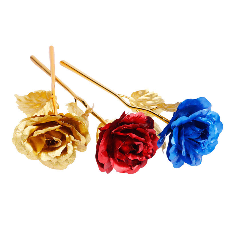 Gold Foil Rose Flower Valentine’s Day Christmas Gift