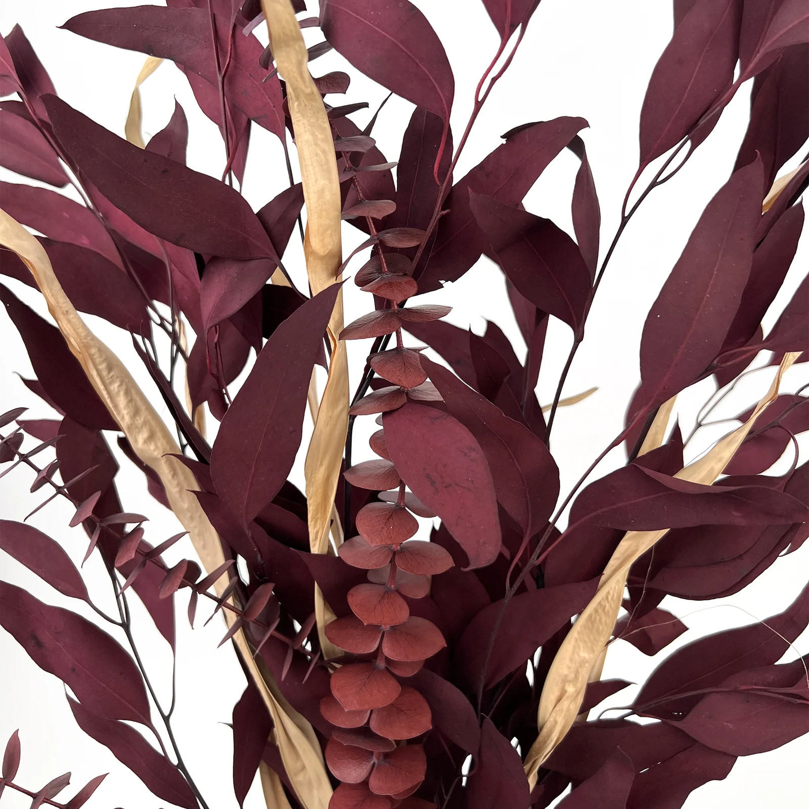 Dried Eucalyptus Mix Red Bouquet
