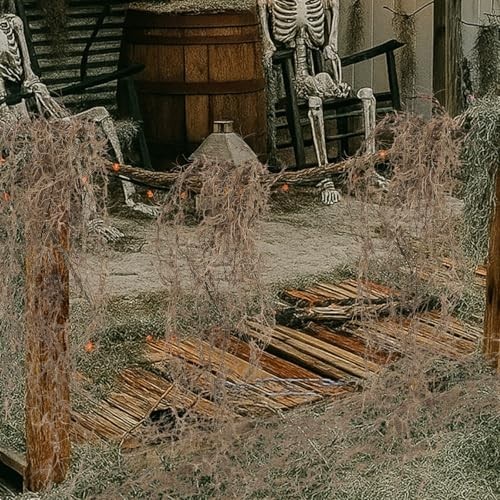 41” Fake Spanish Moss Hanging Plants – Faux Succulent Vines for Home Decor, 24