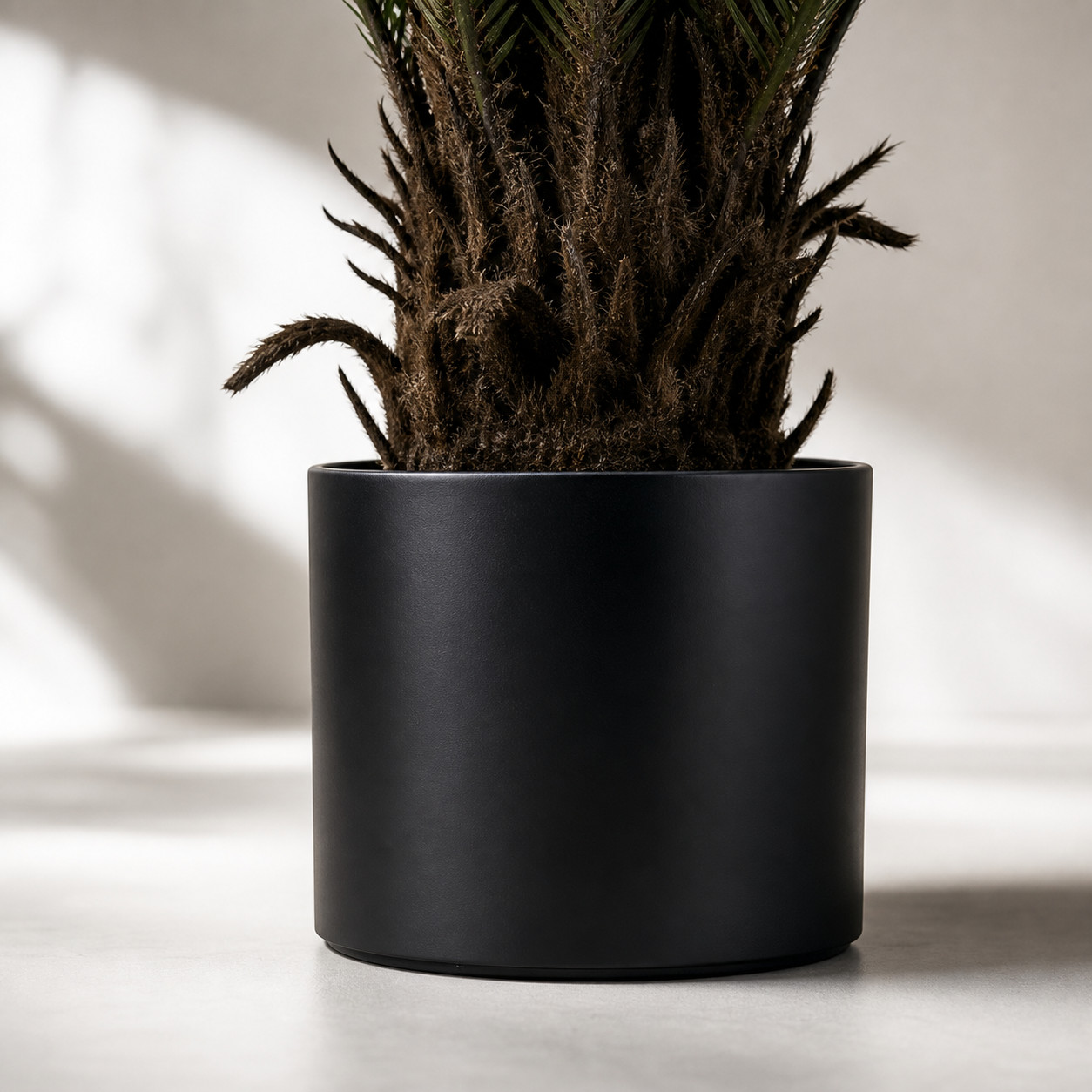 2Pack 70cm Artificial Sago Palm Cycas Plant Potted Lifelike Cycad for Home Decor