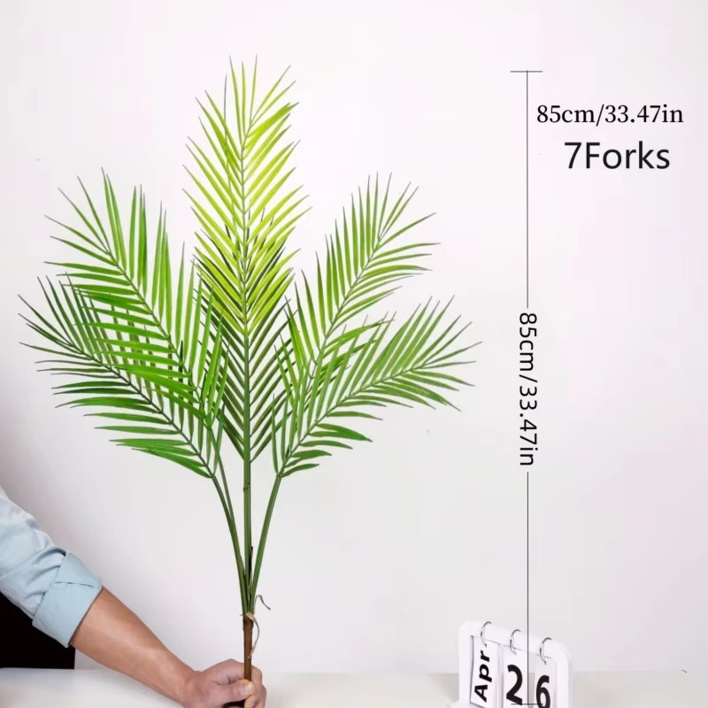 Large Artificial Palm Tree Realistic Tropical Fake Plant Indoor Outdoor Display