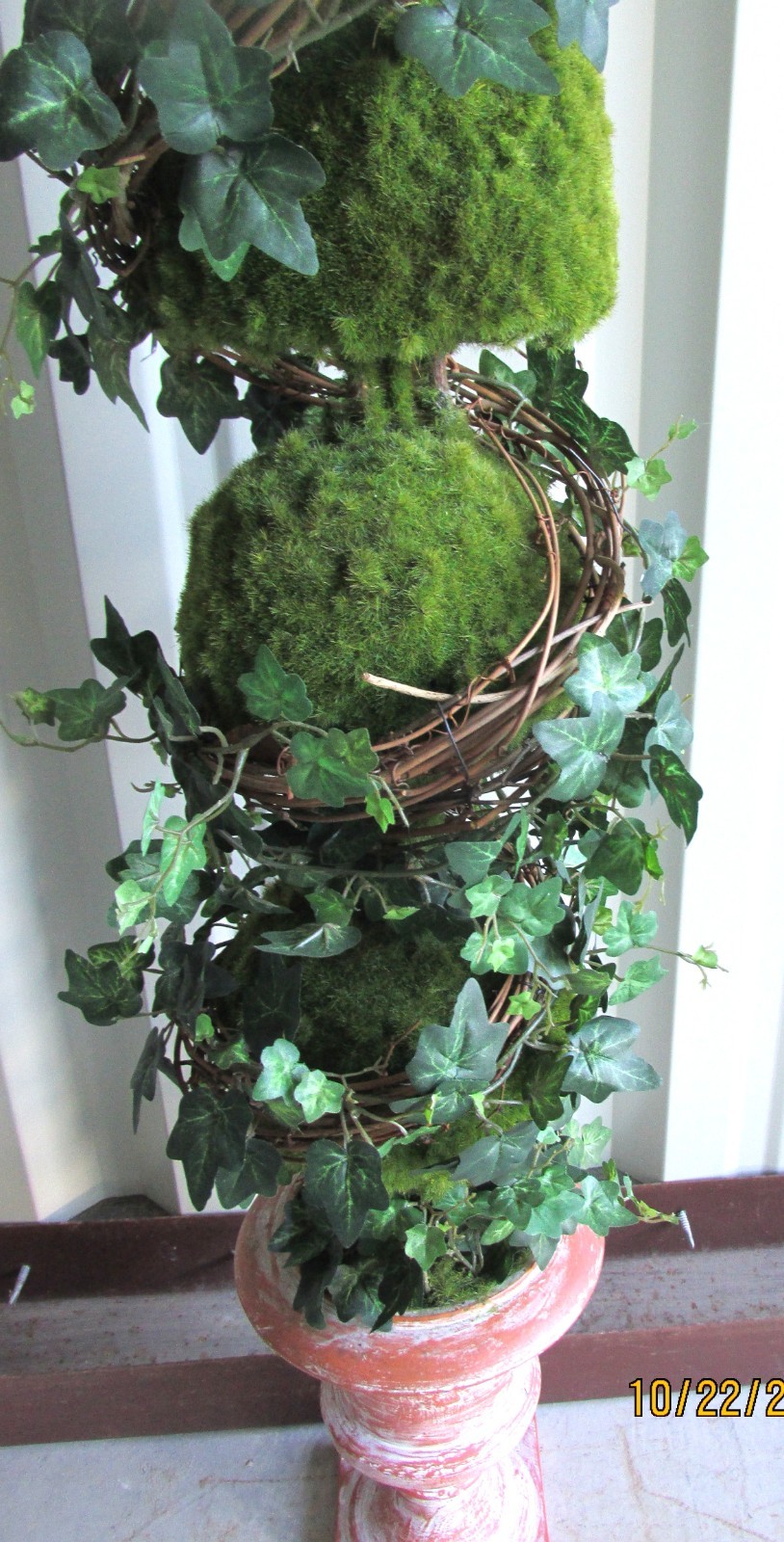 Topiary Spiral Ivy Tree Beautiful Pot 36 in tall