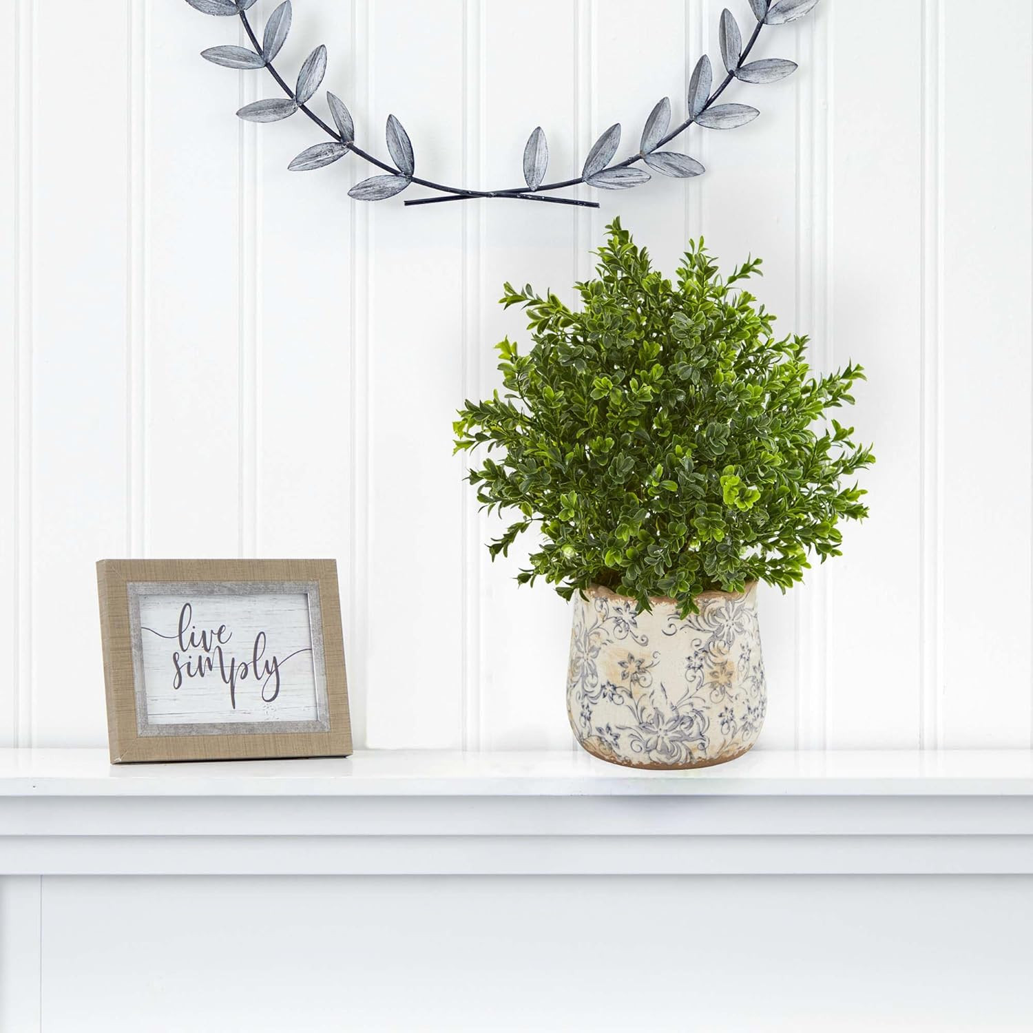 18In. Sweet Grass Artificial Plant in Floral Vase (Indoor/Outdoor)
