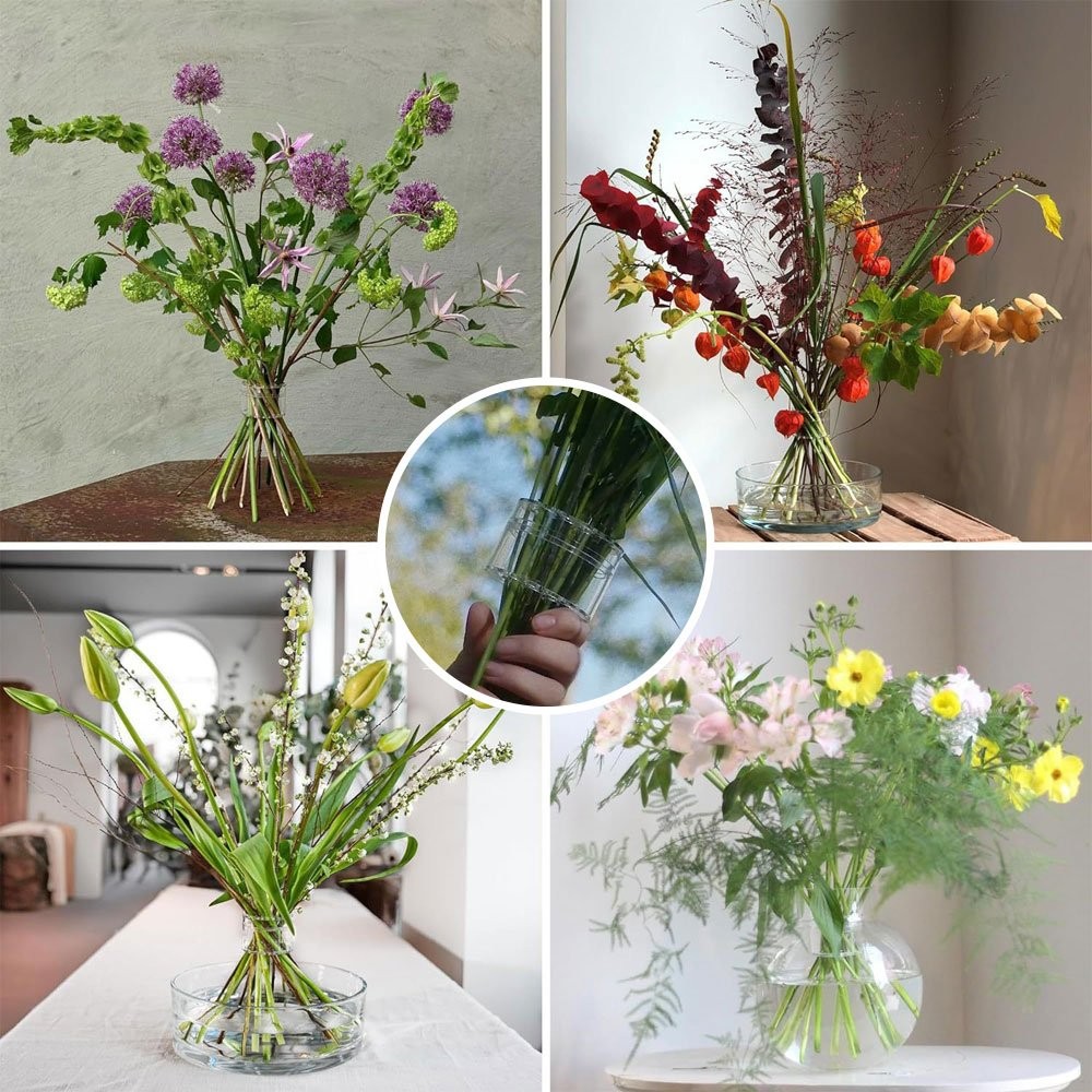Spiral Ikebana Stem Holder Waterproof Sturdy Flower Stem Support CW