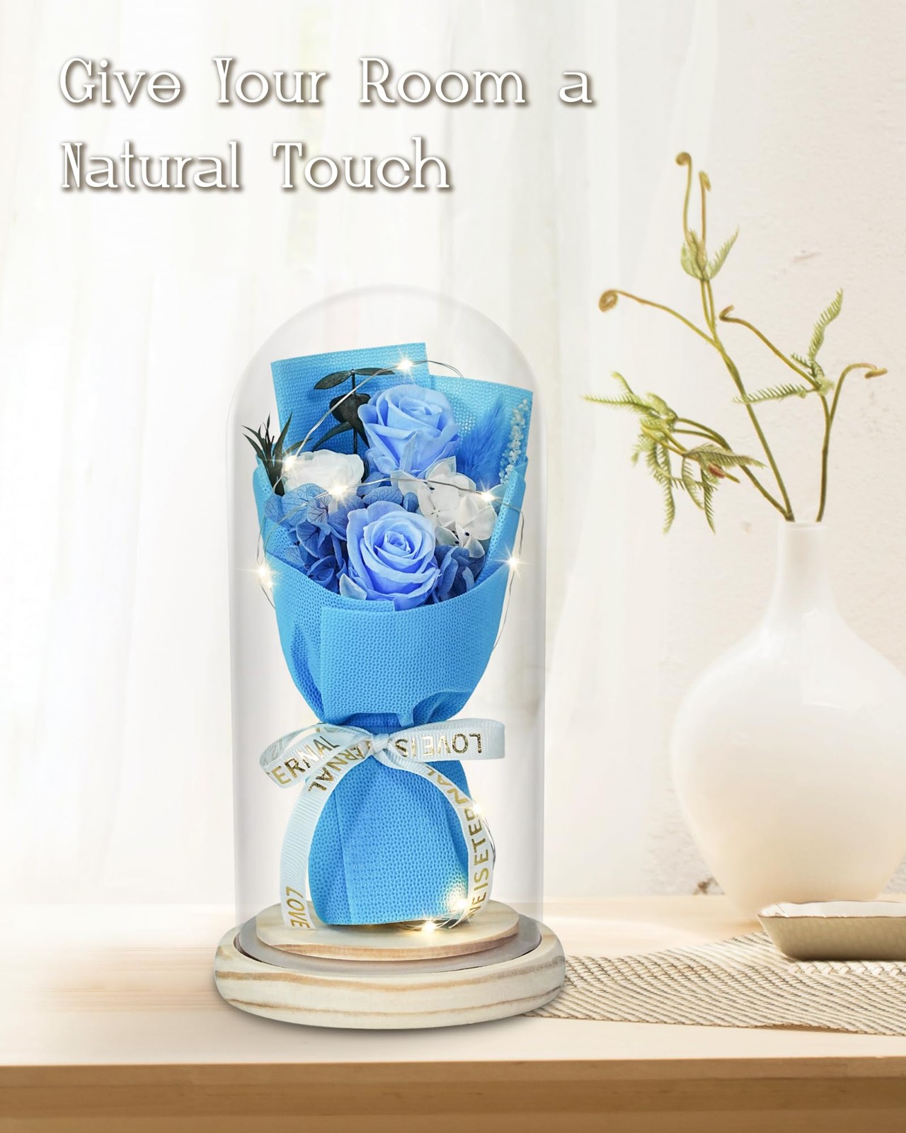 Flowers Gifts for Her Mom Women Preserved Forever Fresh Flowers Bouquet with …