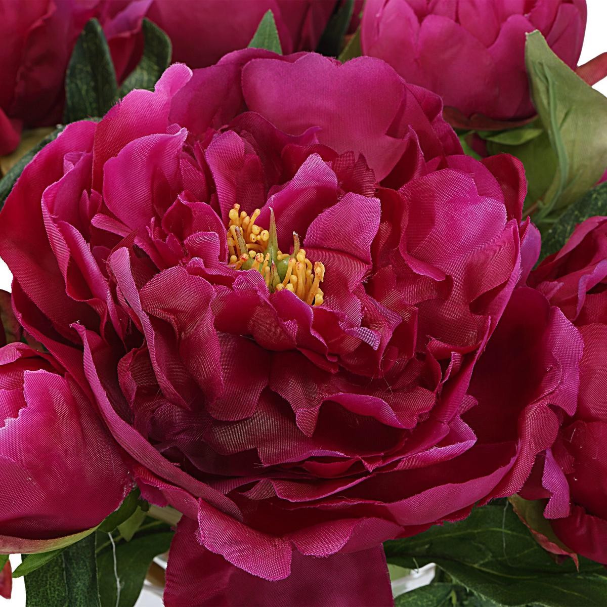 Uttermost 60195 Prima Peony Fuchsia Floral Bouquet