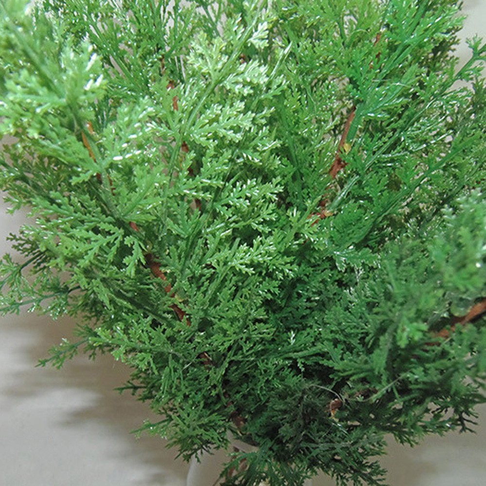 Artificial Pine Cypress Leaves Branch Simulation Green Plant Home Office Decor