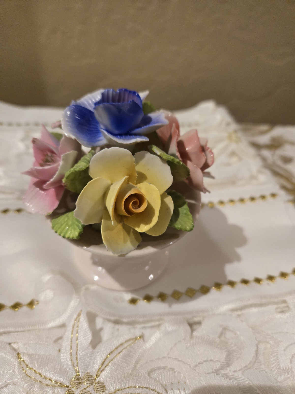 Vtg Thorley English Bone China Floral Bouquet – Staffordshire, England