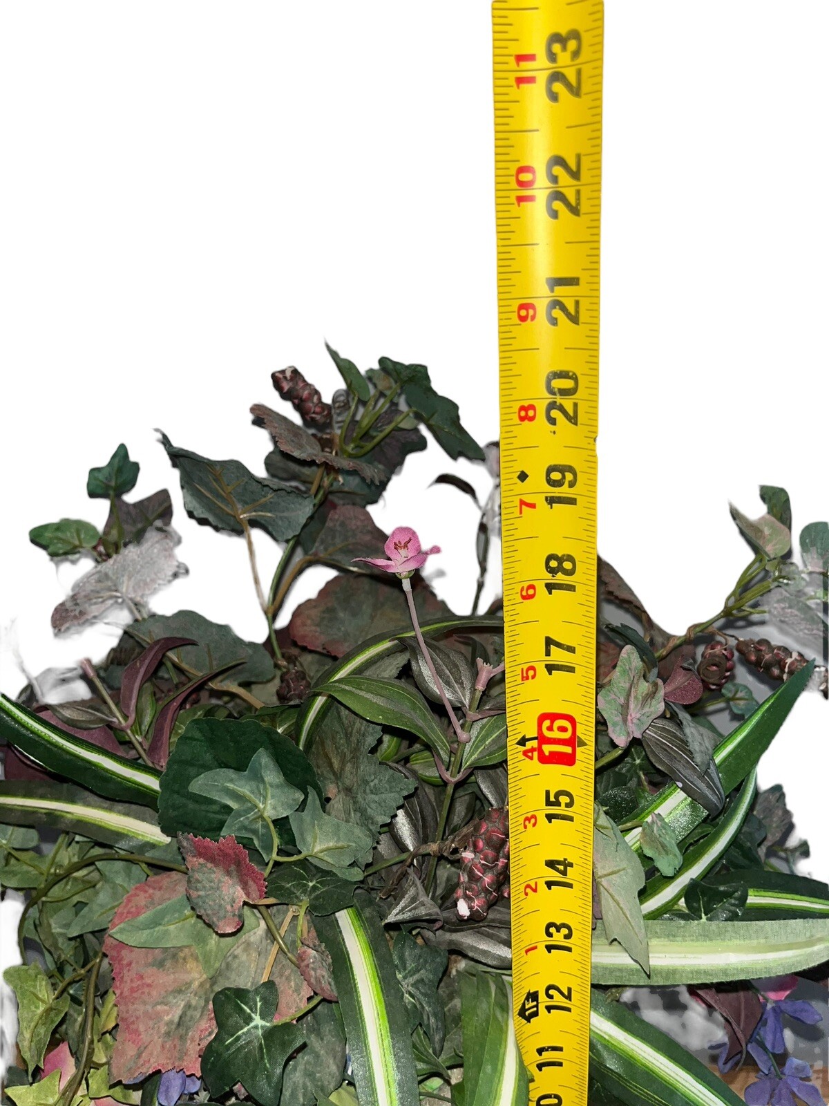 Decorative Planter Faux Greenery Floral Home Decor Large Sized
