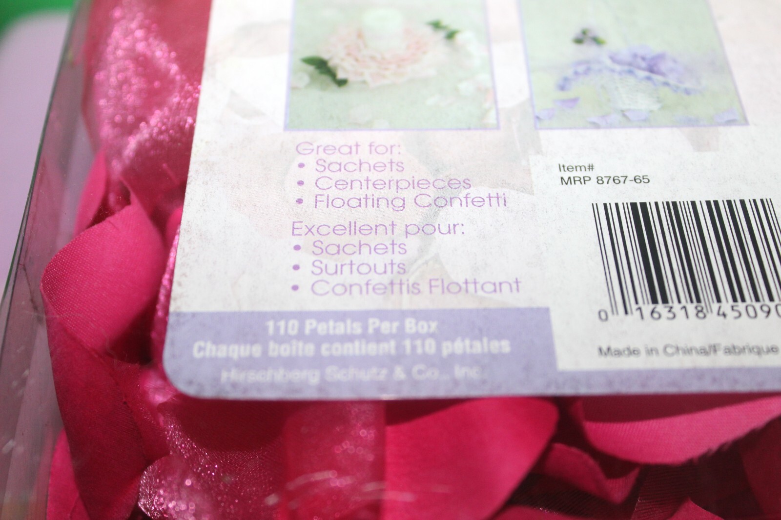 Michael’s *NEW VINTAGE* Precious Petals Fuchsia Pink 110 Loose Petals