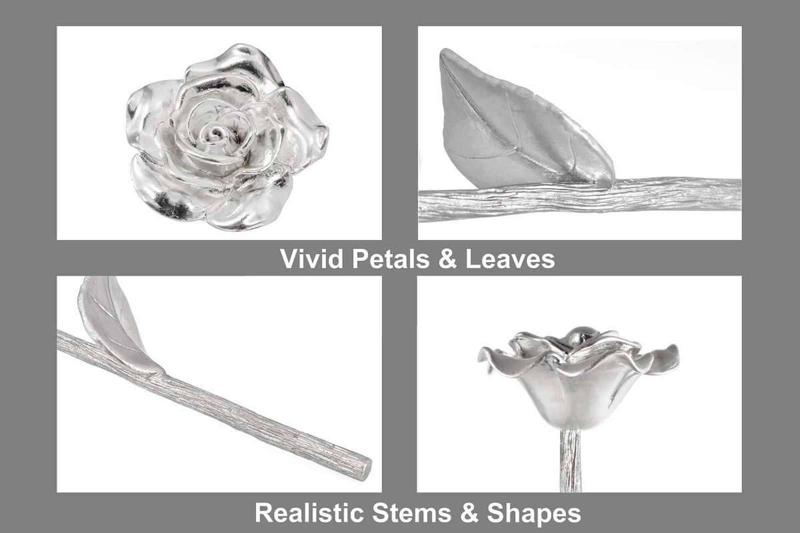 Tin Rose 10th Anniversary for Her Gift – Tin Gift for 10 Year Wedding Anniver…
