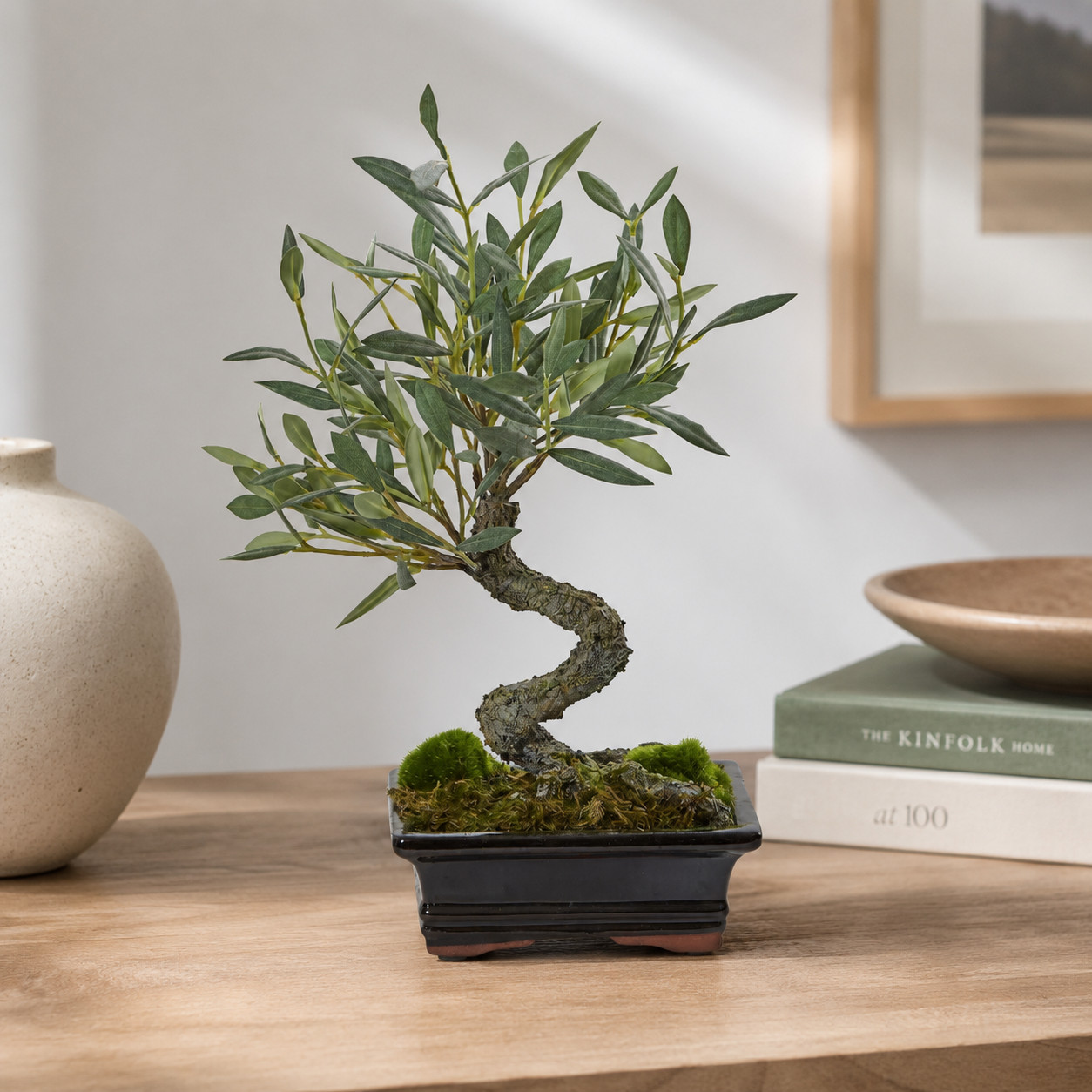 13″ Mini Olive Artificial Bonsai Tree