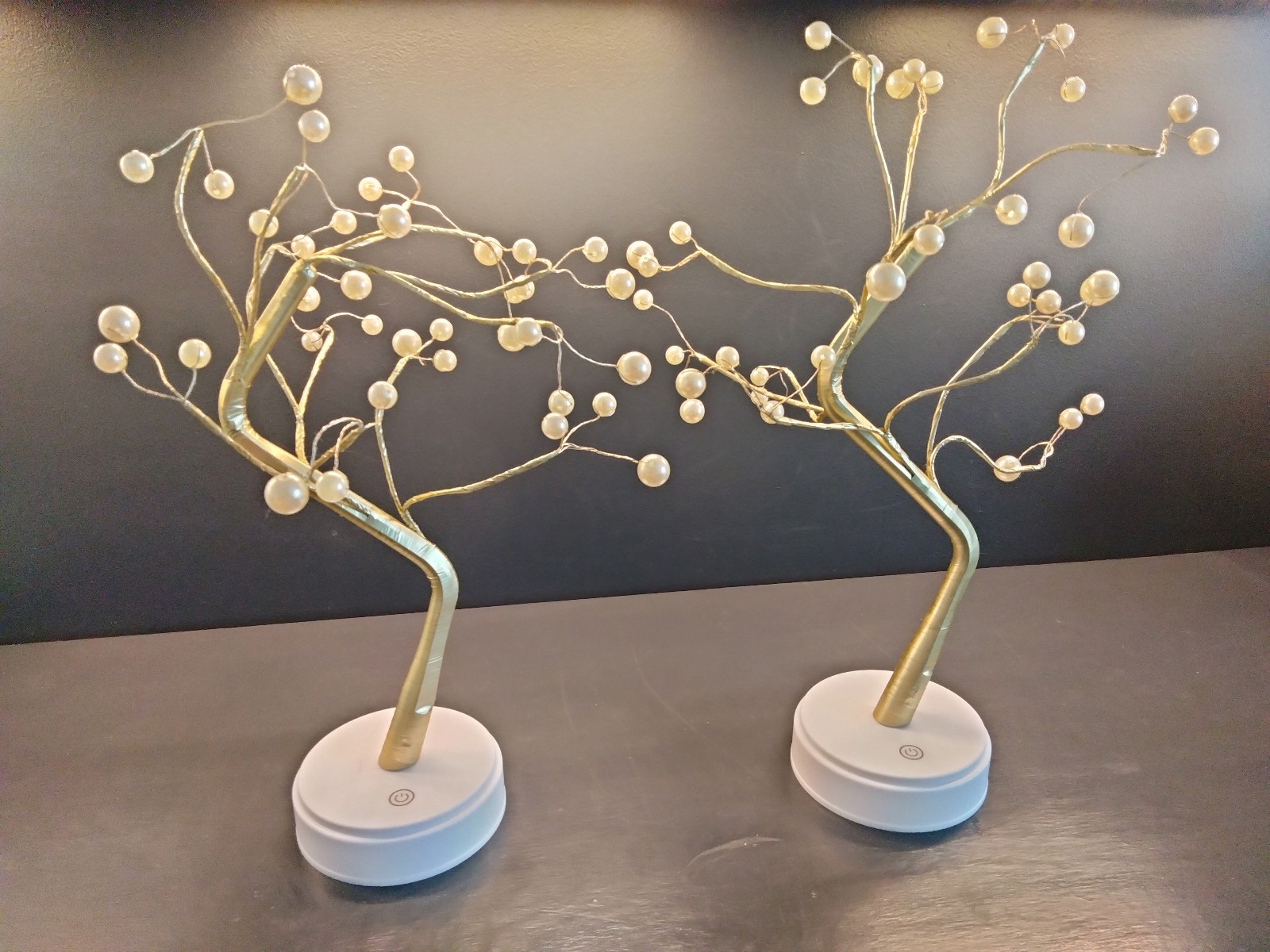 PAIR of Bonsai Tree Light – LED Fairy Light Tree Lamp – USB or Battery