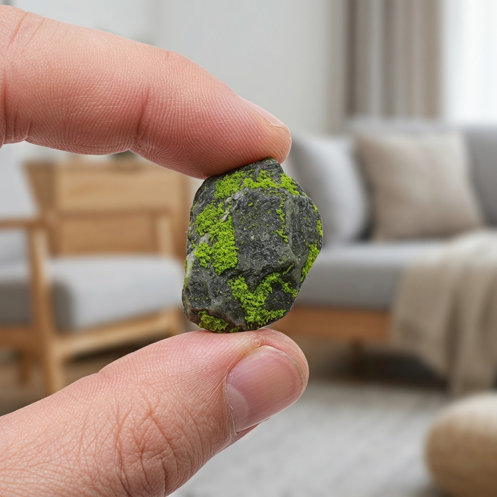 10pcs Artificial Moss Covered Rocks, Realistic Green Moss Stones for