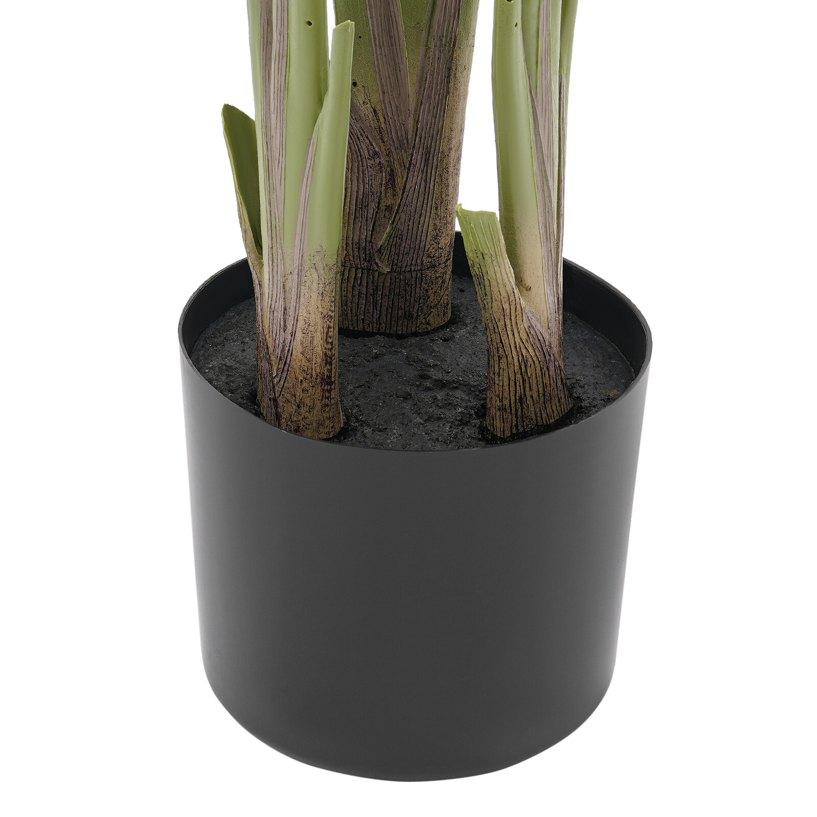 2Pcs Artificial Plants Indoor/Outdoor Fake Palm Faux Tree Home Office Decoration