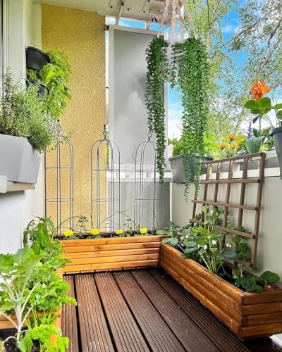 6pcs Artificial Succulents Hanging Plants Fake Hanging String of Green-6pcs