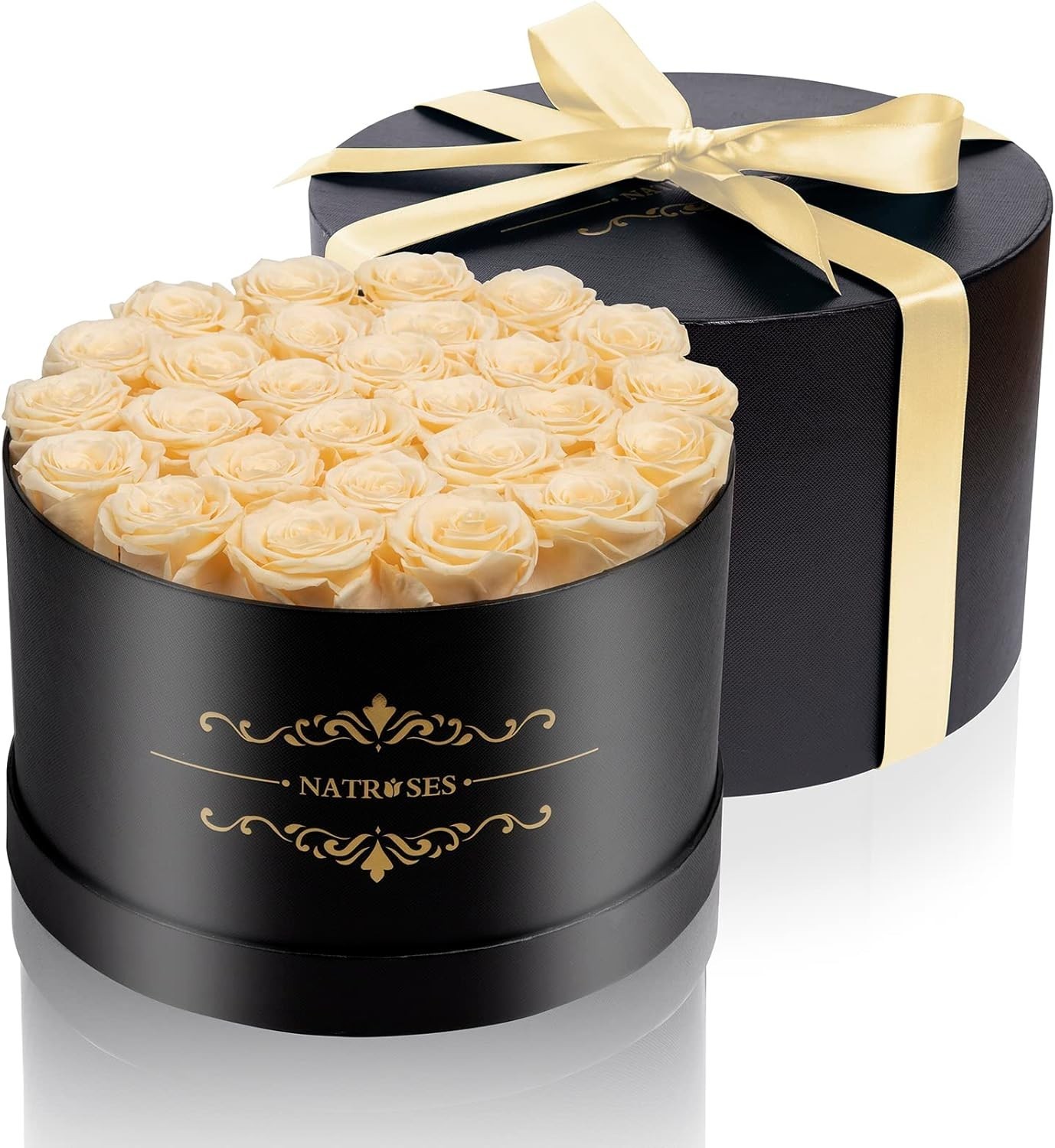 Gifts Her 27 Piece Forever Preserved Roses in a Box Preserved Flowers Delivery