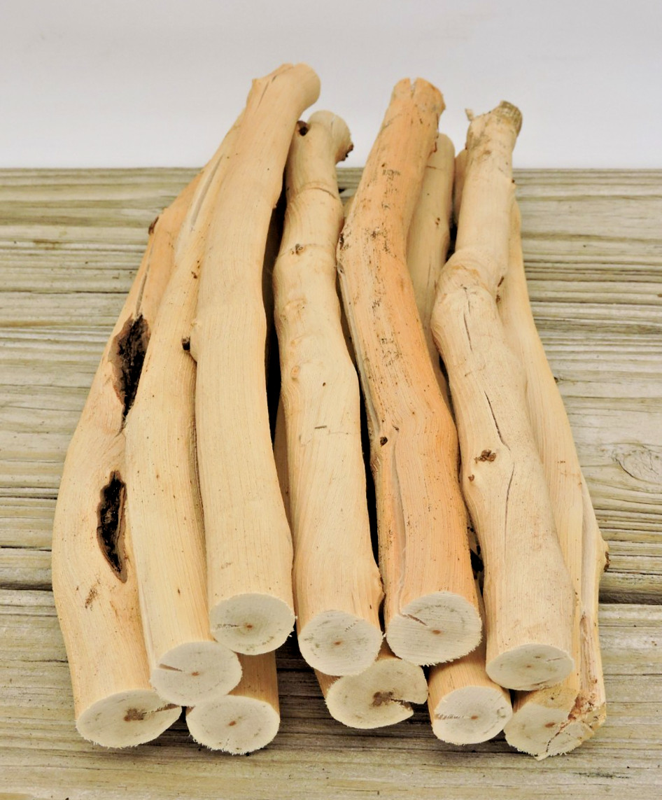 10 Grapevine Wood Stick Section 3/4~1 1/8″D 11~13″L Driftwood Decor Crafts