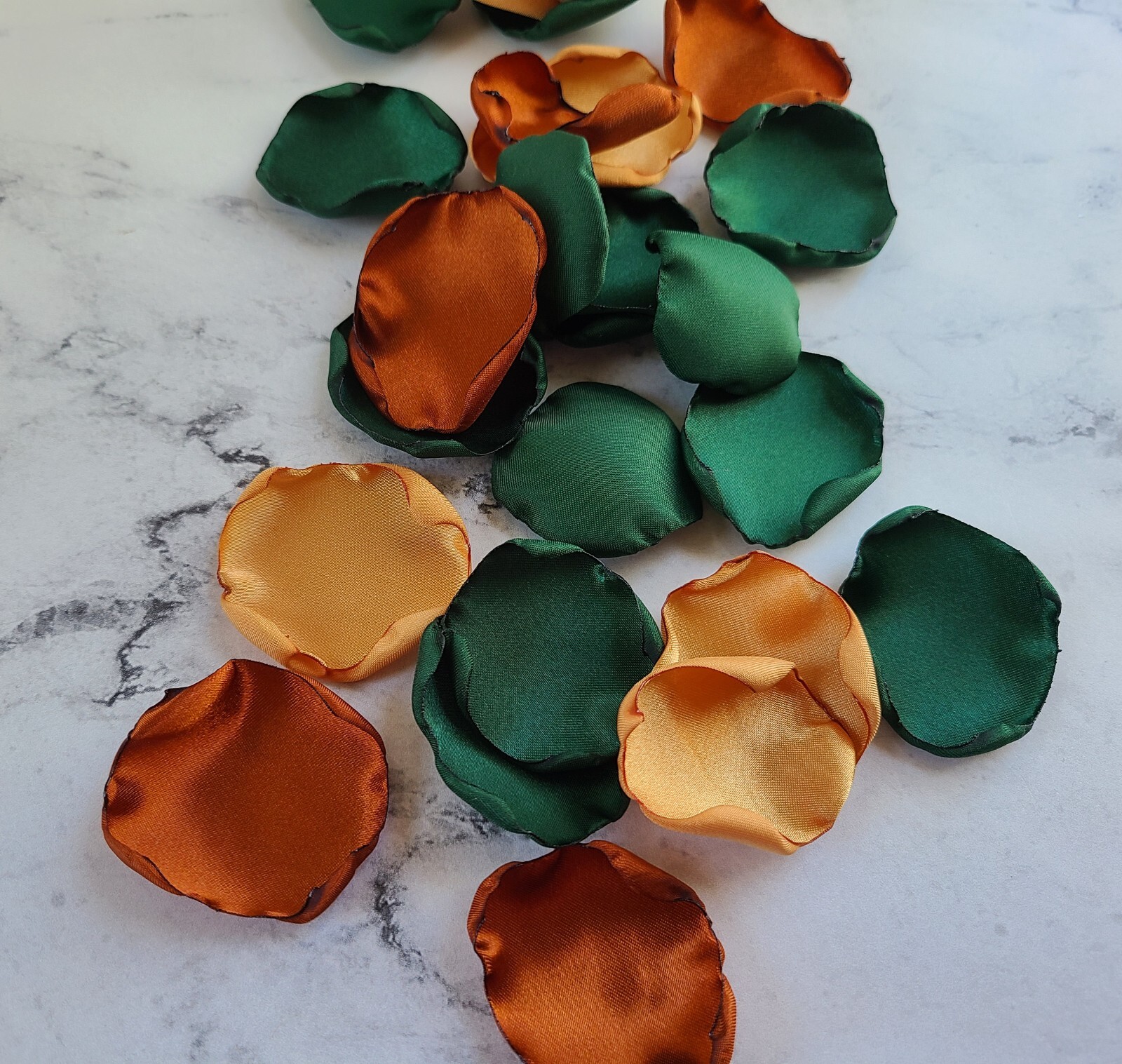 Emerald Rose Petals Terracotta Fall Wedding Decor Centerpiece Proposal Props