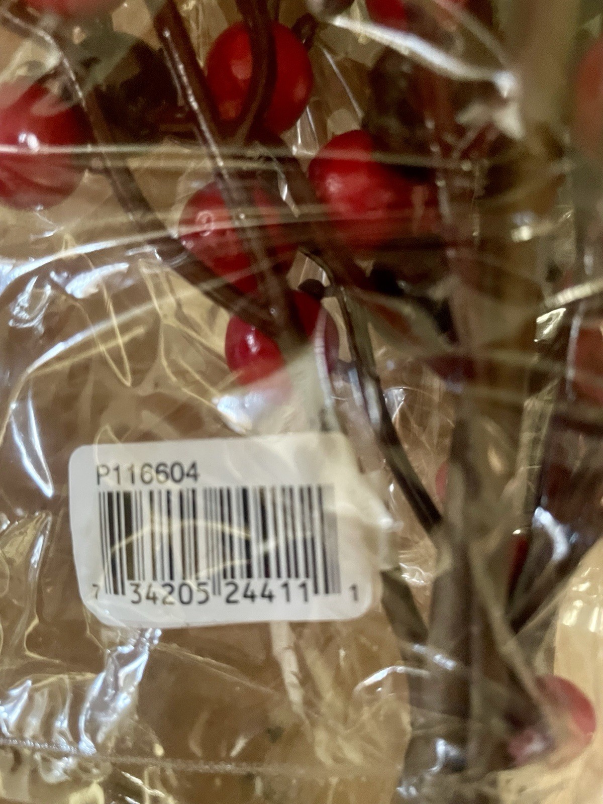 Lot Of 12 Vickerman Christmas Red Burgundy Mixed Berry Branch Sprays 34” Long
