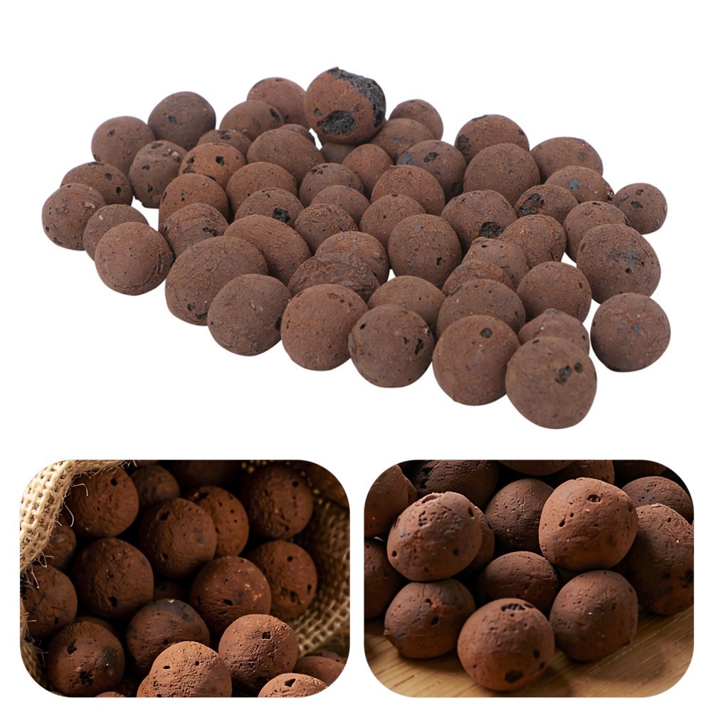 1 Bag Hydroponic Clay Pebbles – Indoor Plant Clay Balls for Water Propagation