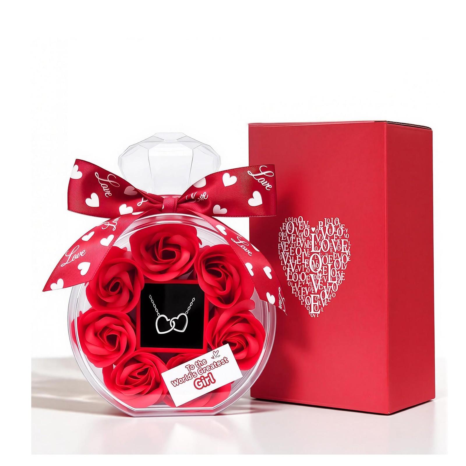 Gifts for Girlfriend Valentines Day Anniversary Cute Artificial Soap Rose Flo…
