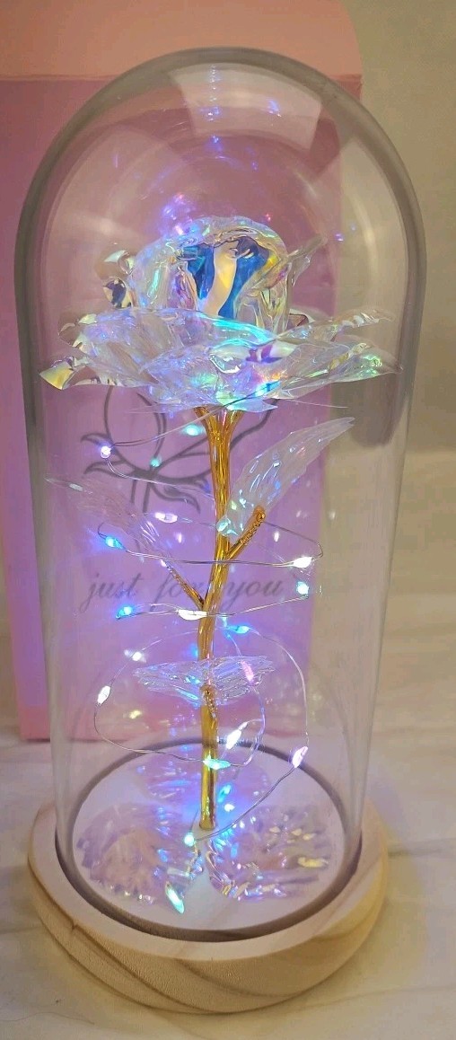 Mothers Day Rose Gift for Mom- Light Up Flowers Gifts For Women- Birthday Gift