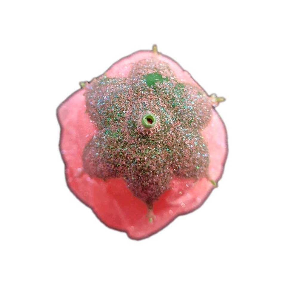 Three-layer Glitter Foam Rose Flower Bridal Home Wedding Party DIY Decor Pink
