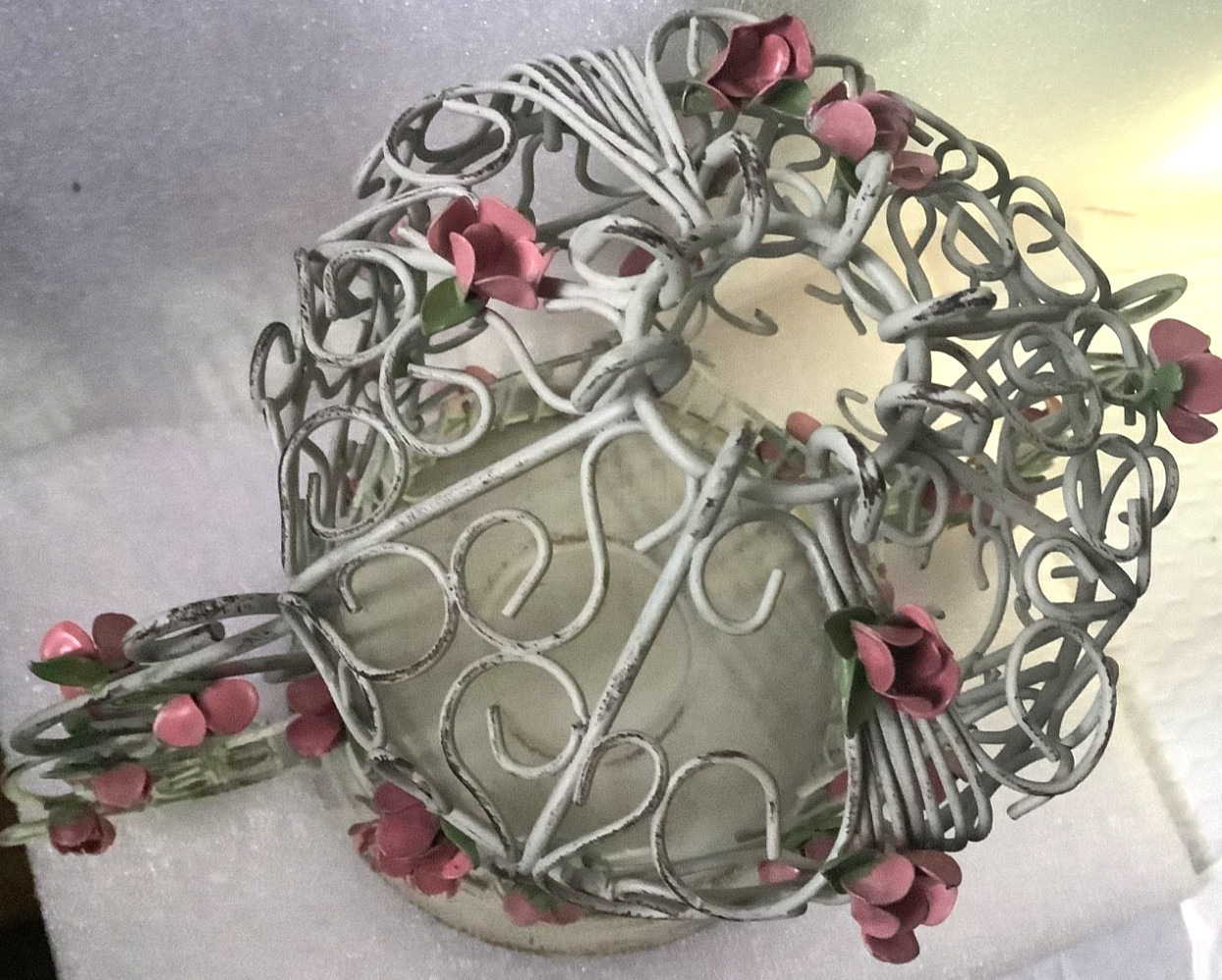 PartyLite Rose Garden Gazebo Candle Holder