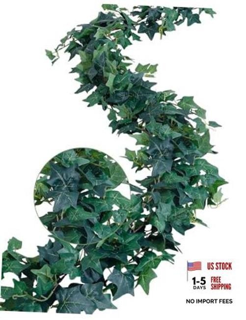 Ivy Vines Total 2FT Pack Artificial Plant Silk Fake for Wall Hanging 4 Green