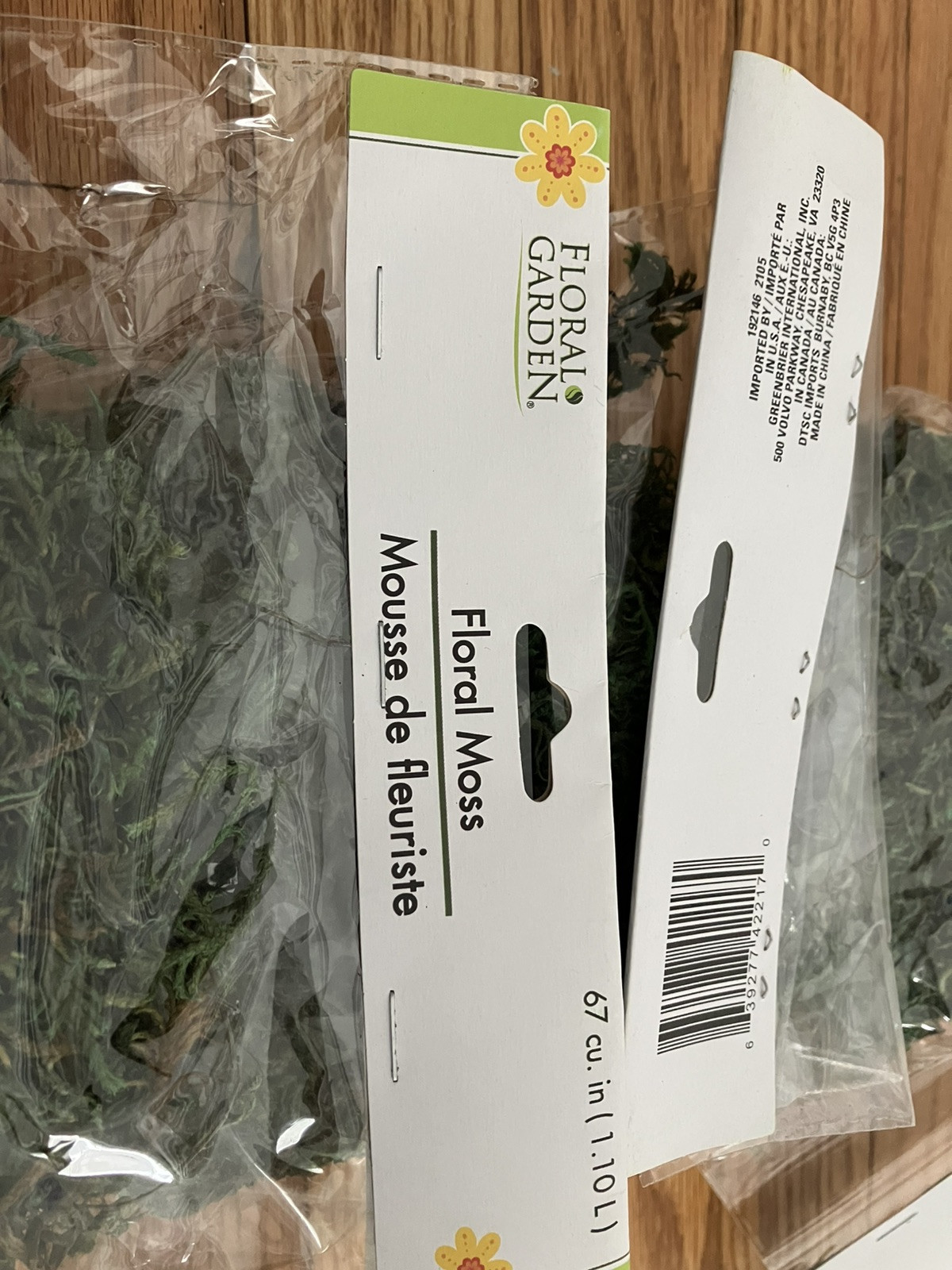 Floral Garden Decorative Moss – Lot Of 3