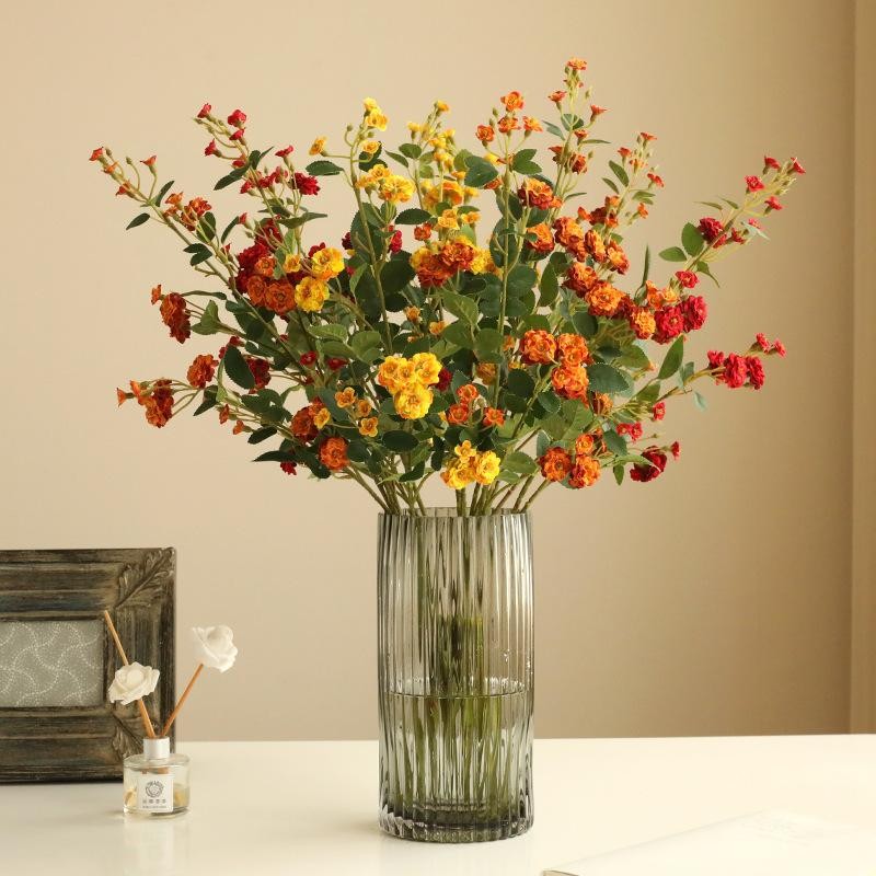 73CM Artificial Rose Silk Flowers Wedding Decoration Bouquet Home Decor