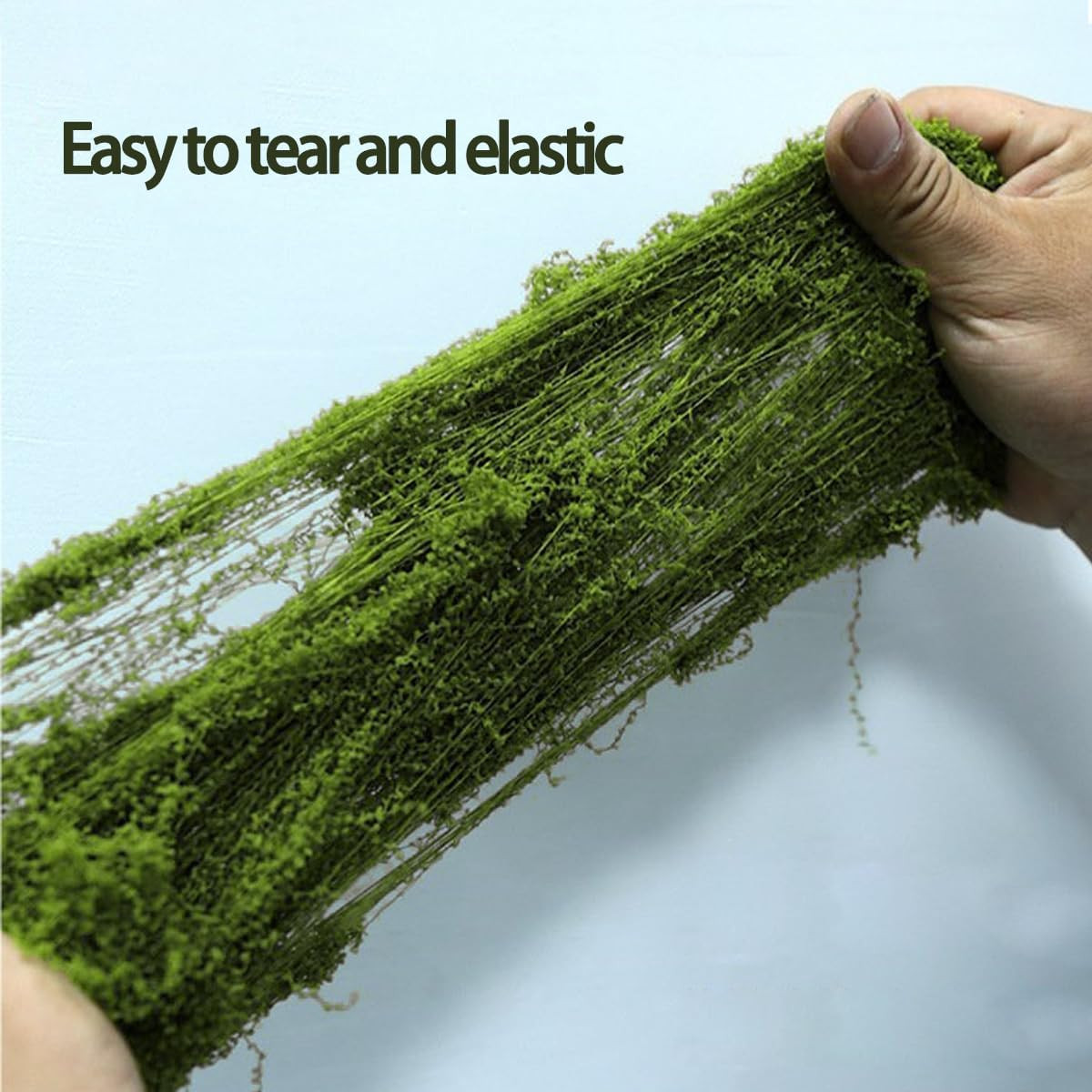 7.05oz Dark Green Artificial Moss for Potted Plants, DIY Crafts, Fairy Gardens,