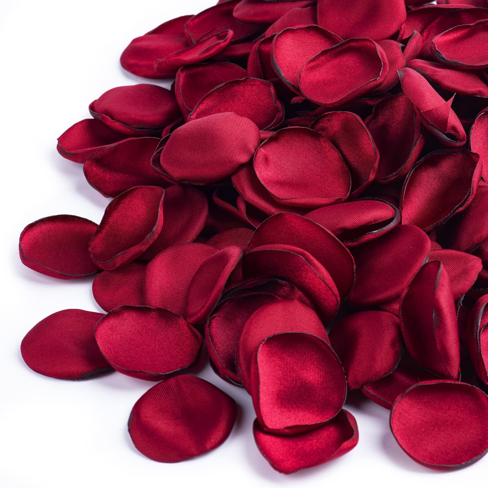 400 PCS Silk Rose Petals Burgundy Red Flower for Romantic